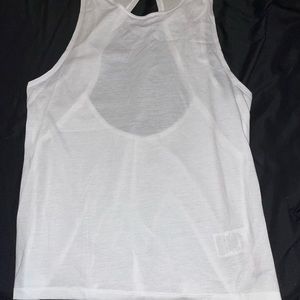 White Nike sports tank